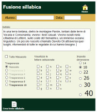 Dettato Di Parole In Sillabe E Potenziamento Metafonoligico